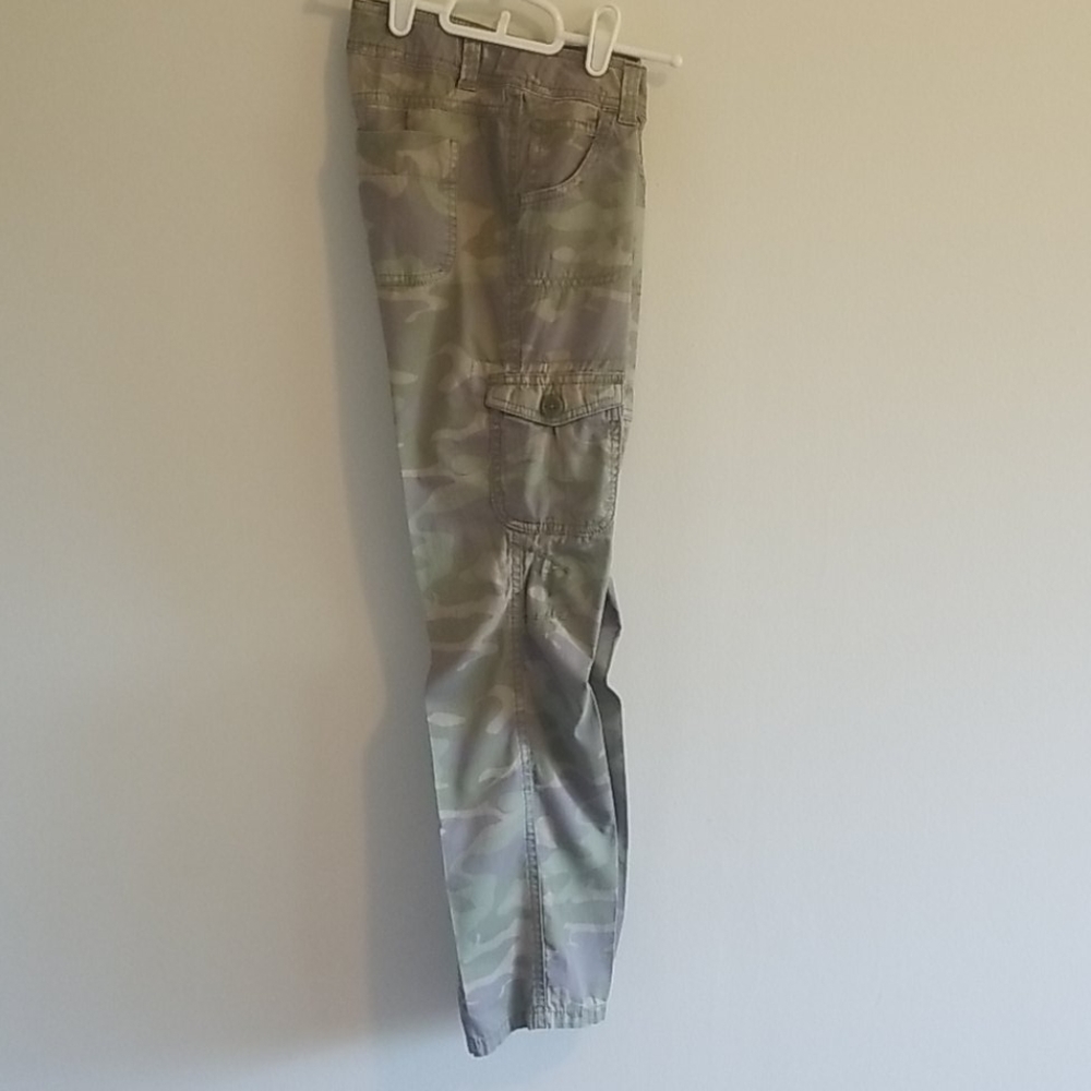 Green Camouflage pants by Mudd- kids